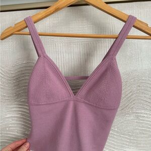 Free People Purple Seamless Top